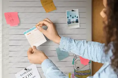 Prikbord Een lijst met dromen die ik wil waarmaken