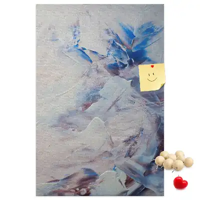 Prikbord van kurk Geschilderde abstractie