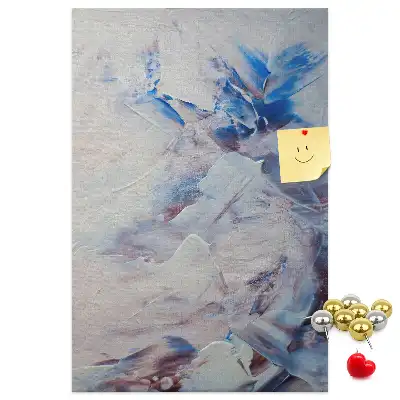 Prikbord van kurk Geschilderde abstractie
