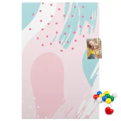 Prikbord van kurk Abstracte compositie