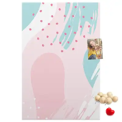 Prikbord van kurk Abstracte compositie