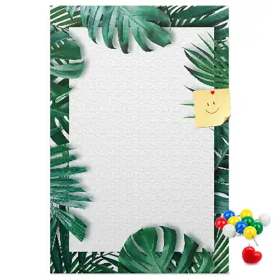 Prikbord Monstera bladtrim