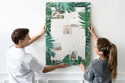 Prikbord Monstera bladtrim