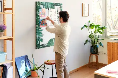 Prikbord Monstera bladtrim