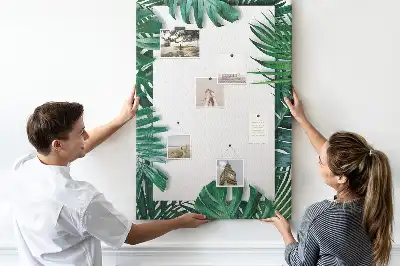 Prikbord Monstera bladtrim