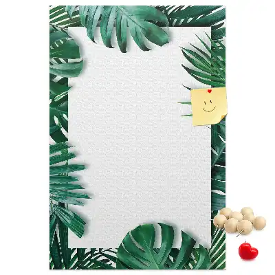 Prikbord Monstera bladtrim