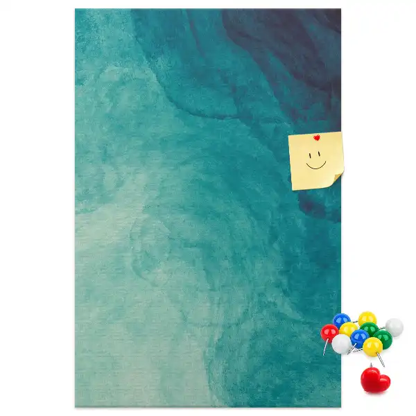 Prikbord Abstractie in zeekleuren