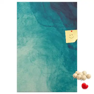 Prikbord Abstractie in zeekleuren