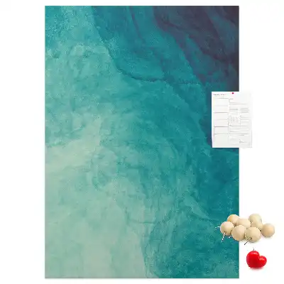 Prikbord Abstractie in zeekleuren