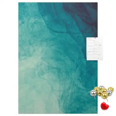 Prikbord Abstractie in zeekleuren