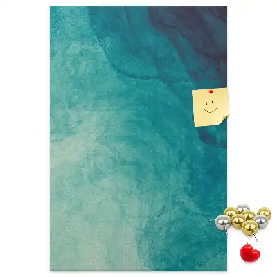 Prikbord Abstractie in zeekleuren