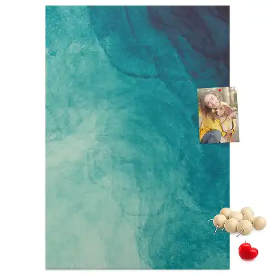 Prikbord Abstractie in zeekleuren