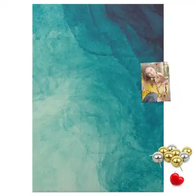 Prikbord Abstractie in zeekleuren