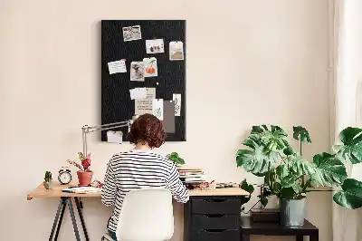 Prikbord van kurk Glad canvas