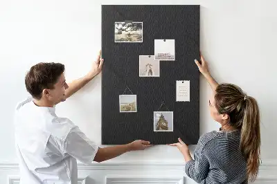 Prikbord van kurk Glad canvas