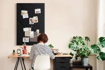 Prikbord van kurk Glad canvas
