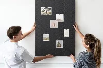 Prikbord van kurk Glad canvas