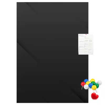 Prikbord van kurk Glad canvas