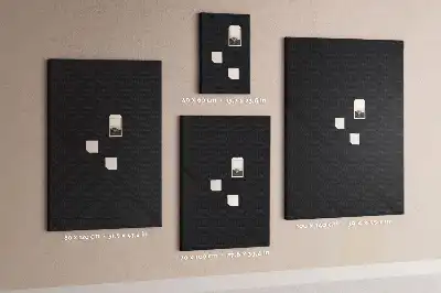 Prikbord van kurk Glad canvas