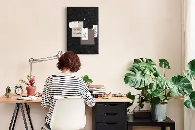 Prikbord van kurk Glad canvas
