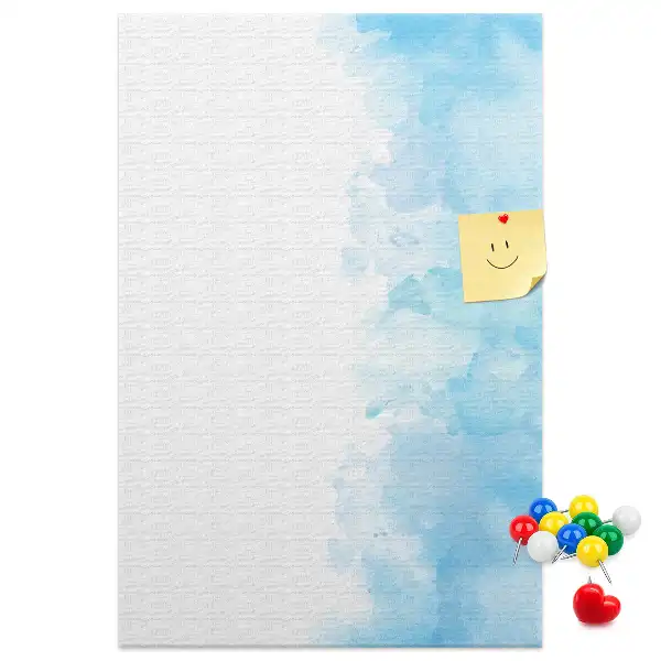 Prikbord Aquarelvlekken