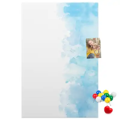 Prikbord Aquarelvlekken