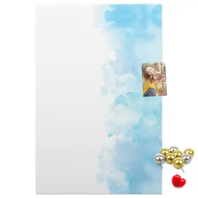 Prikbord Aquarelvlekken