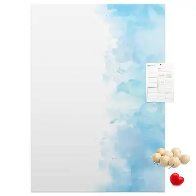 Prikbord Aquarelvlekken