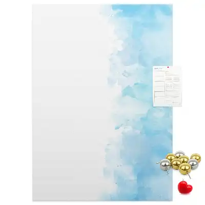 Prikbord Aquarelvlekken