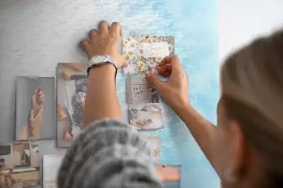 Prikbord Aquarelvlekken