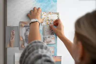 Prikbord Aquarelvlekken