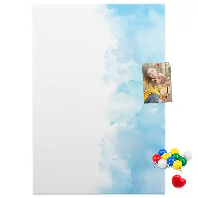 Prikbord Aquarelvlekken
