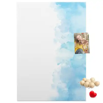 Prikbord Aquarelvlekken