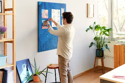 Prikbord van kurk Papegaaienveren