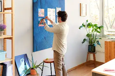 Prikbord van kurk Papegaaienveren