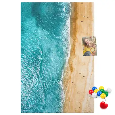 Prikbord Strand aan zee