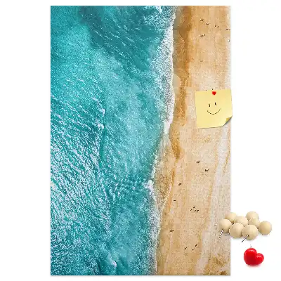 Prikbord Strand aan zee