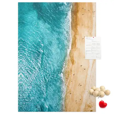 Prikbord Strand aan zee