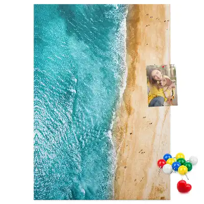 Prikbord Strand aan zee