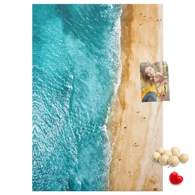 Prikbord Strand aan zee