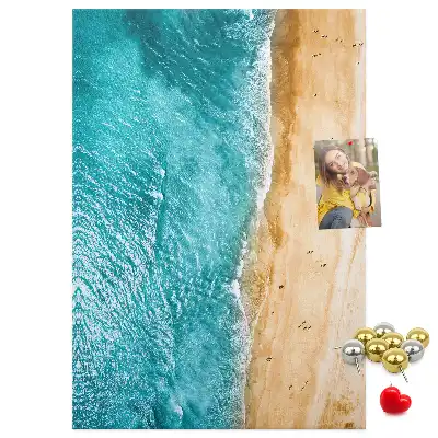 Prikbord Strand aan zee