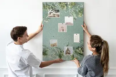 Prikbord van kurk Boeket gipskruid