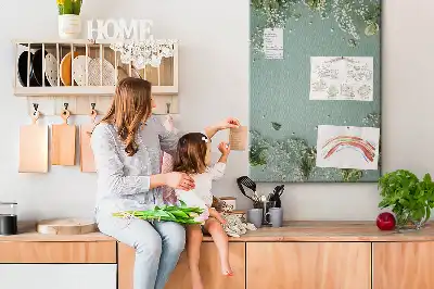 Prikbord van kurk Boeket gipskruid