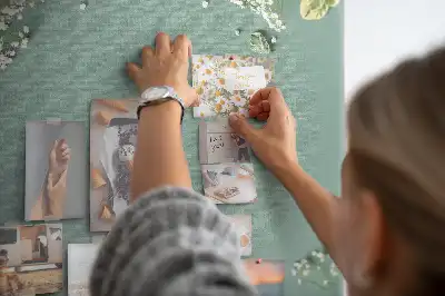 Prikbord van kurk Boeket gipskruid
