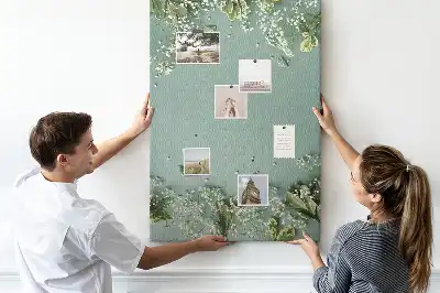 Prikbord van kurk Boeket gipskruid