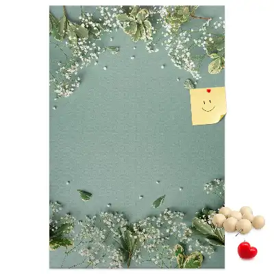 Prikbord van kurk Boeket gipskruid