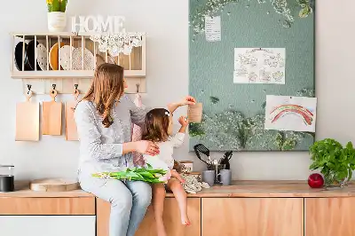 Prikbord van kurk Boeket gipskruid