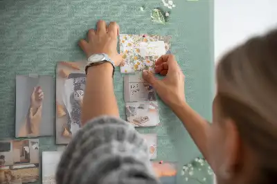 Prikbord van kurk Boeket gipskruid