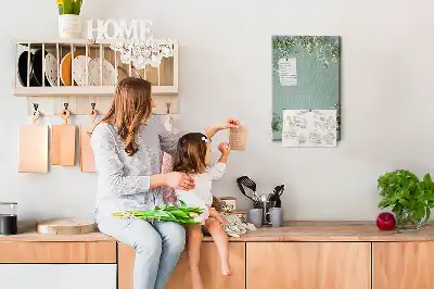 Prikbord van kurk Boeket gipskruid