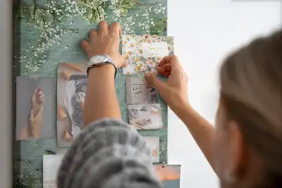 Prikbord van kurk Boeket gipskruid